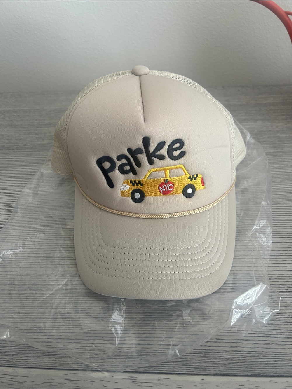 Parke NYC baseball Cap New in bag One Size Beige Color